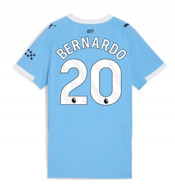 Manchester City Bernardo Silva #20 Replika Hemmatröja Damer 2025-26 Kortärmad